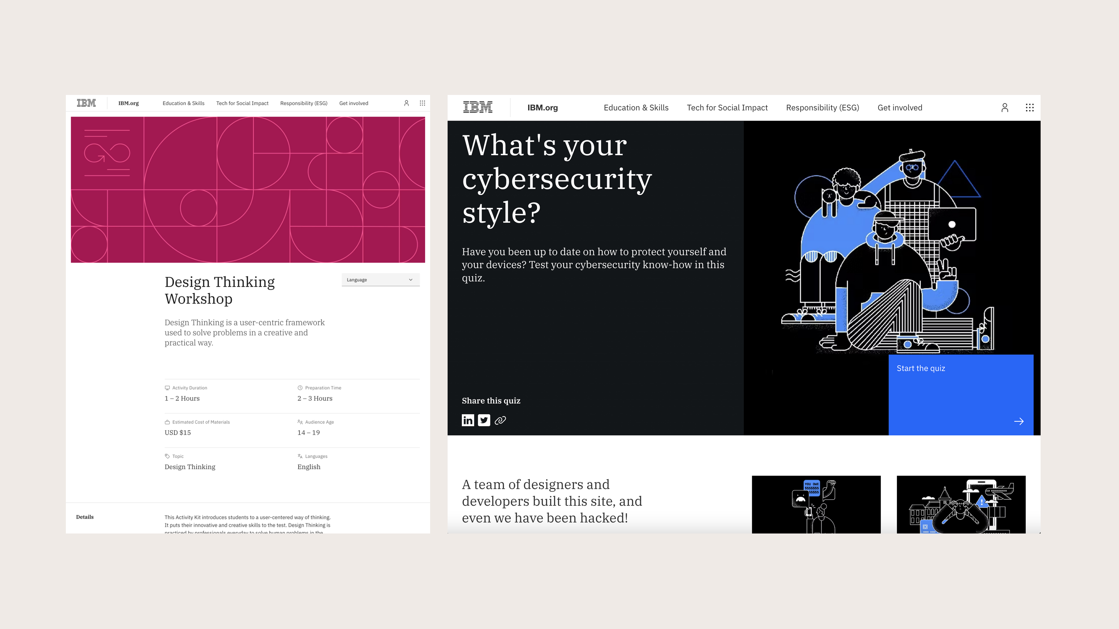 IBM.org — previous activity kits