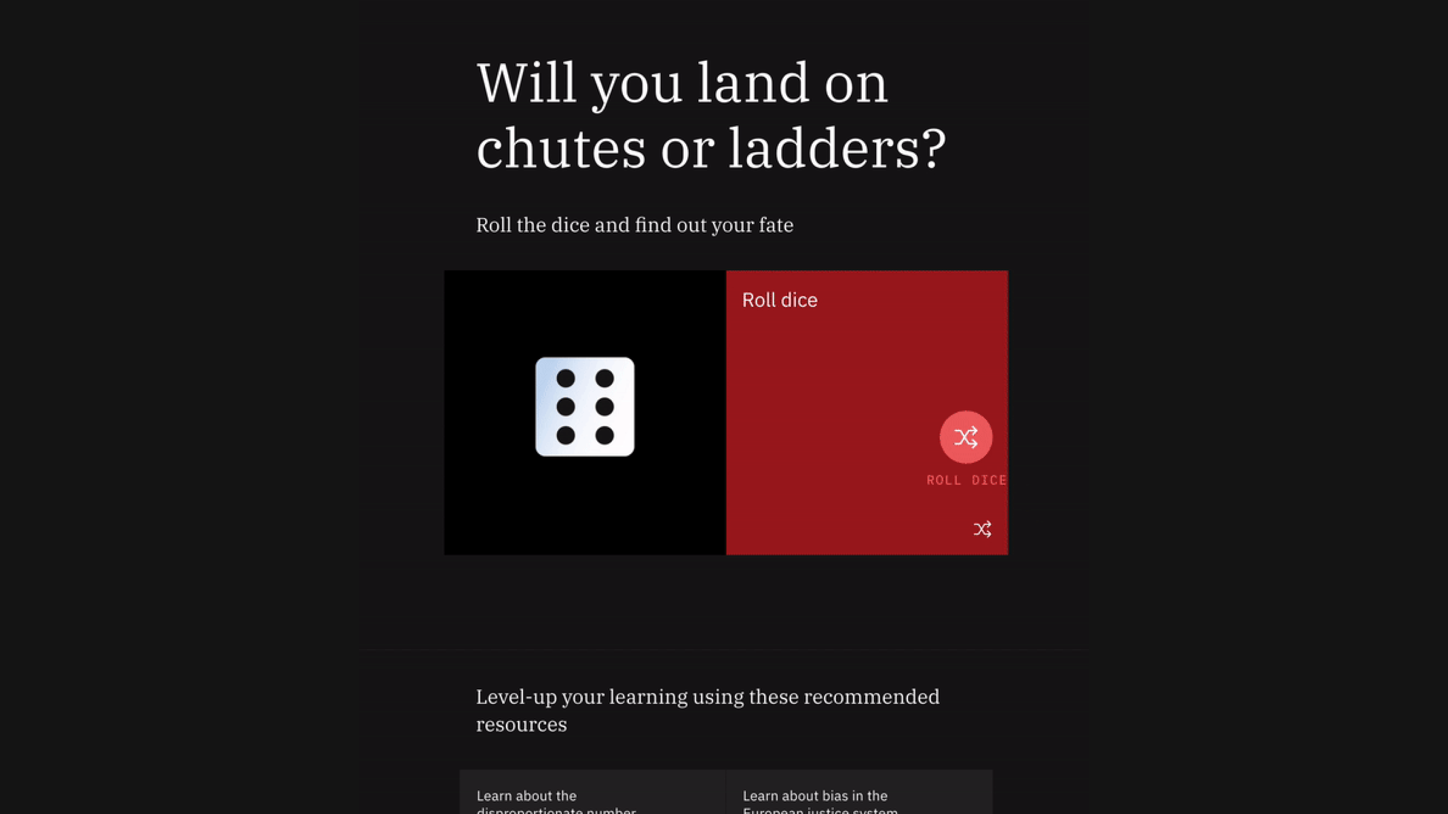 IBM.org — dice mechanic