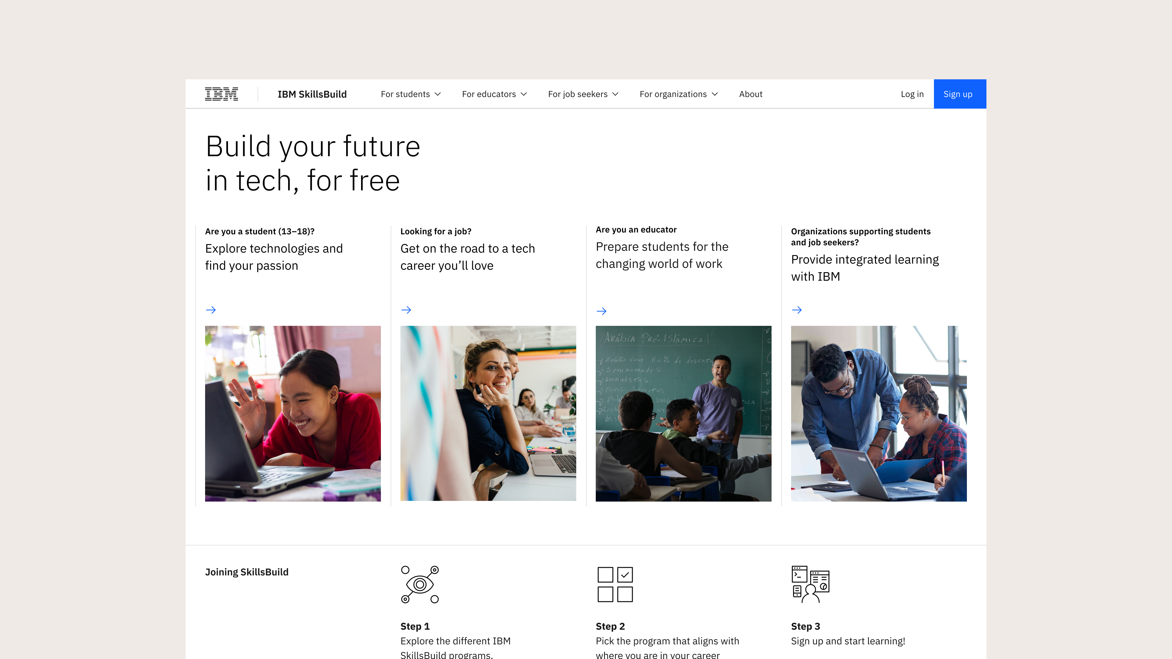 IBM SkillsBuild — home
