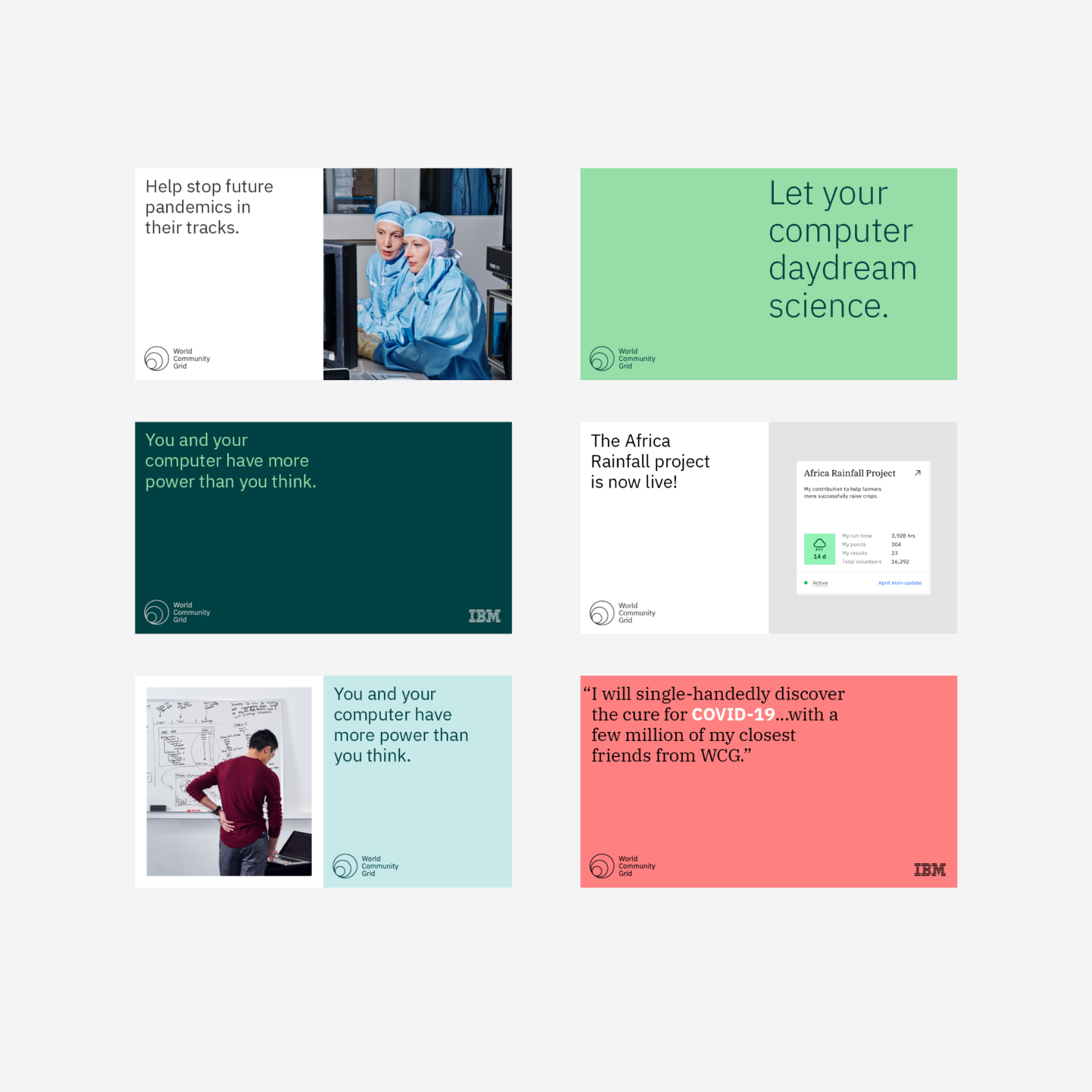 World Community Grid — visual expression